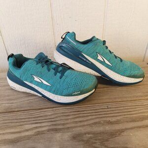 Altra Paradigm 4.5 Womens Teal Blue Running Shoes US 11
